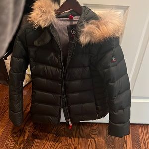 Fire and ice by Bogner olive green down coat